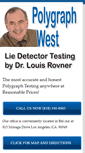 Mobile Screenshot of polygraph-west.com